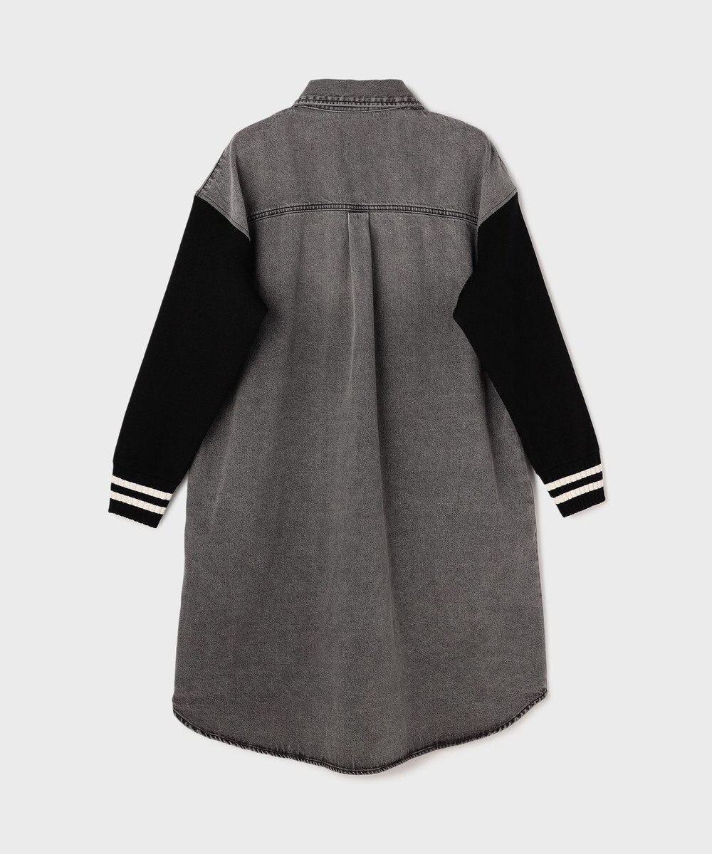 GRACE CONTINENTAL ニットスリーブデニムワンピース 