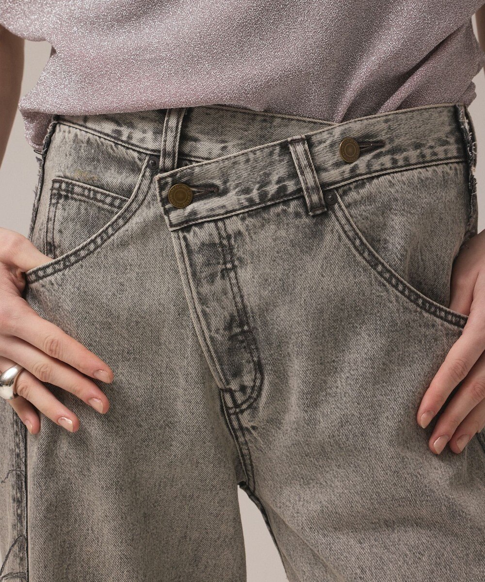 GRACE CONTINENTAL リメイクストレートデニムパンツ 