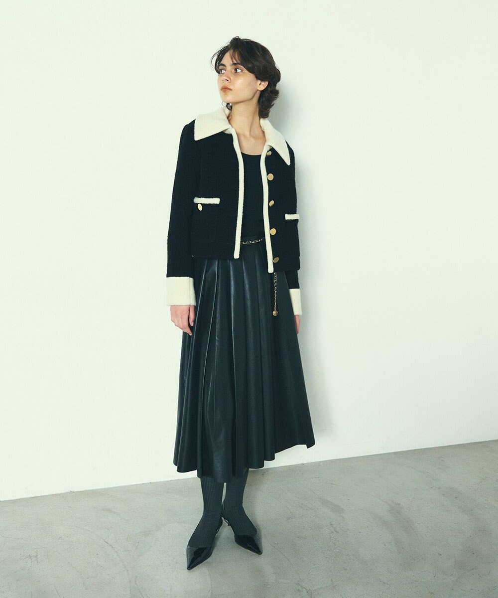 GRACE CONTINENTAL ウールパイルジャケット 