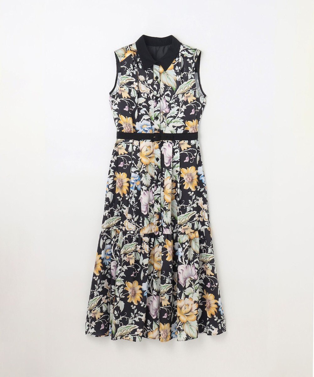 GRACE CONTINENTAL ボタニカルプリントワンピース 