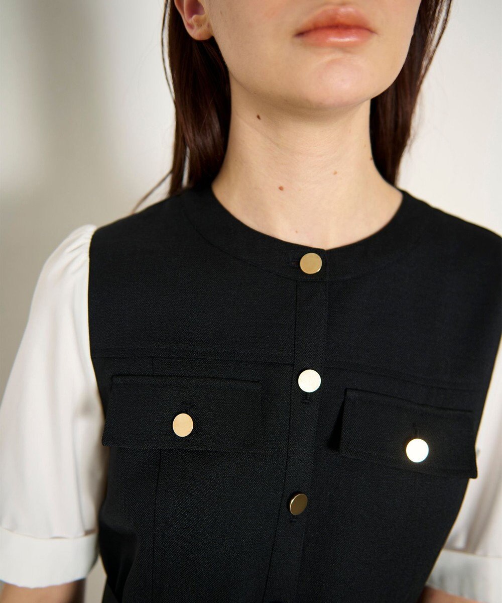 GRACE CONTINENTAL レイヤードコンビワンピース 