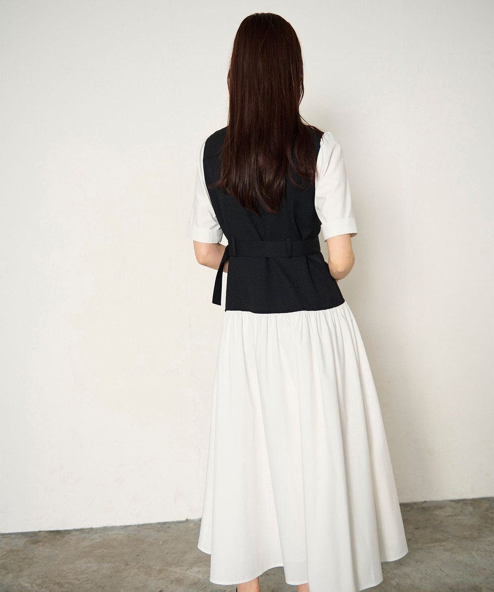 GRACE CONTINENTAL レイヤードコンビワンピース 