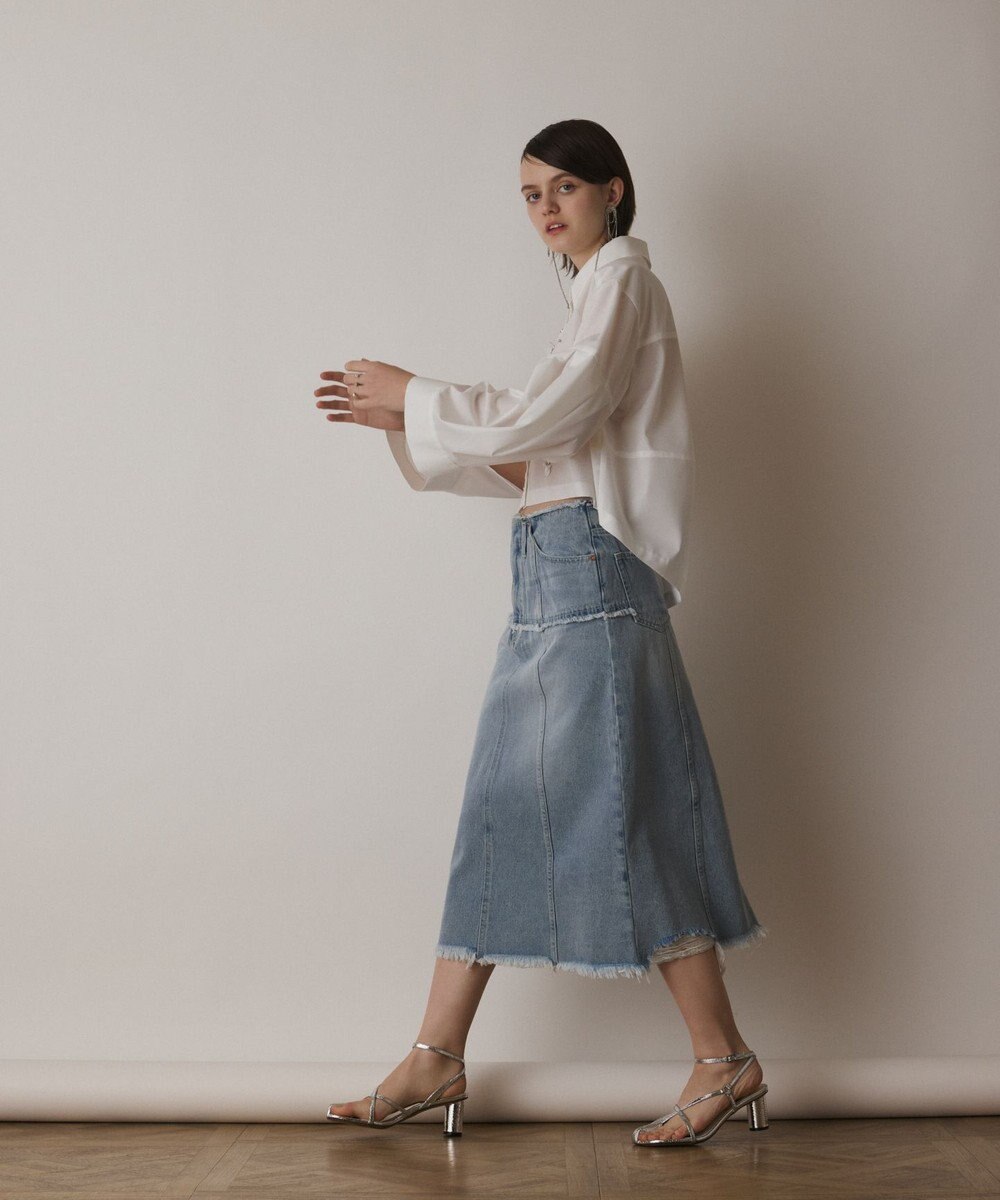 GRACE CONTINENTAL デニムタイトスカート 