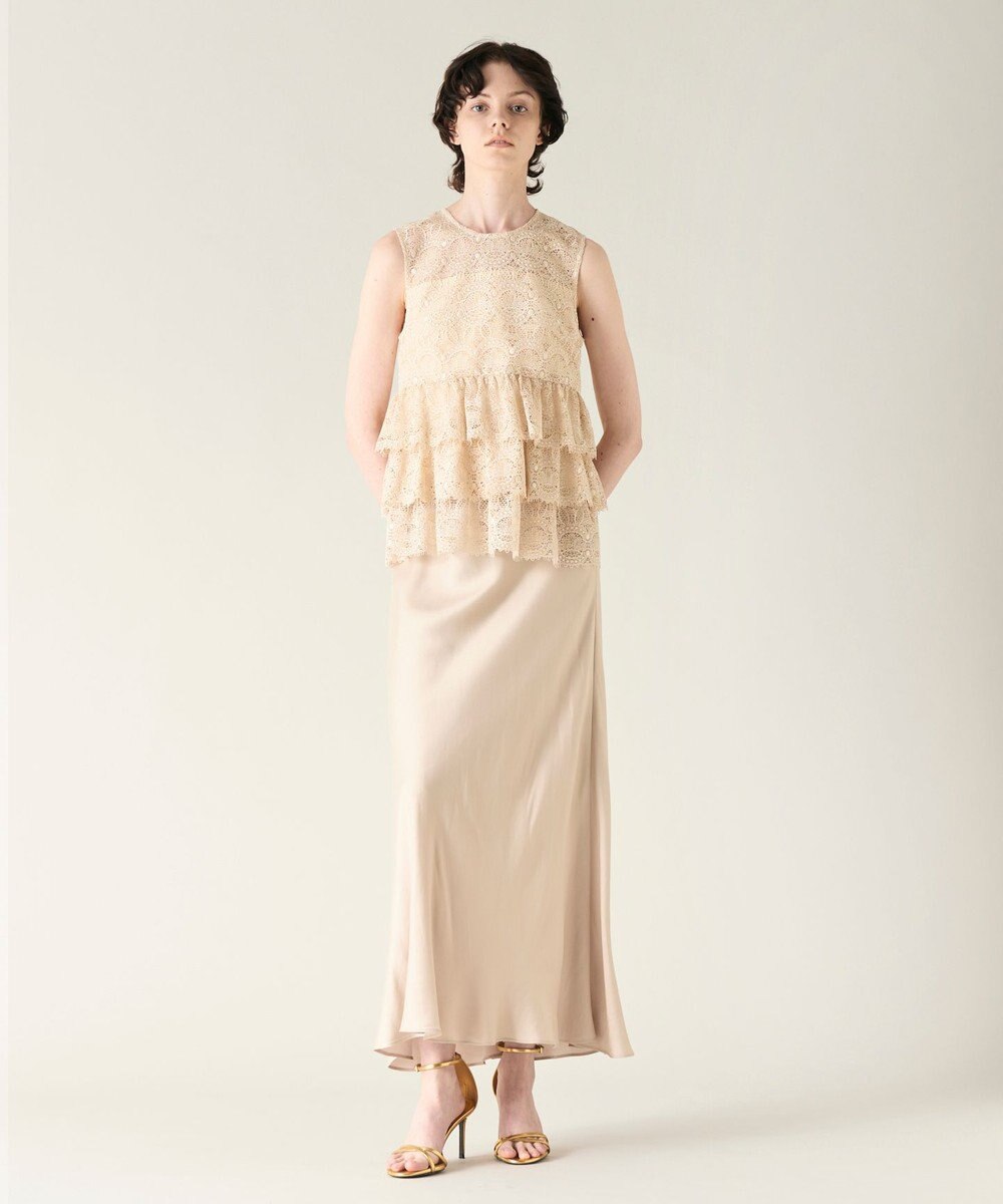 GRACE CONTINENTAL レースギャザートップ