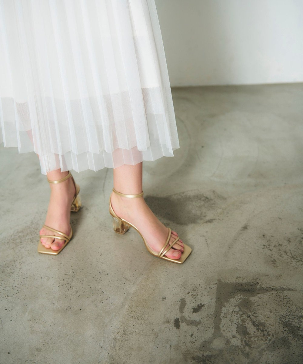 GRACE CONTINENTAL ティアードラップチュールスカート