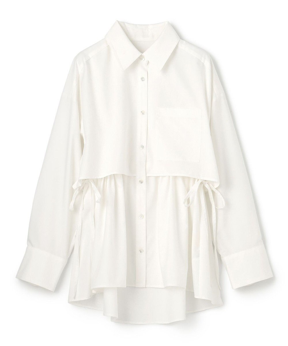 GRACE CONTINENTAL レイヤードドロストシャツ 