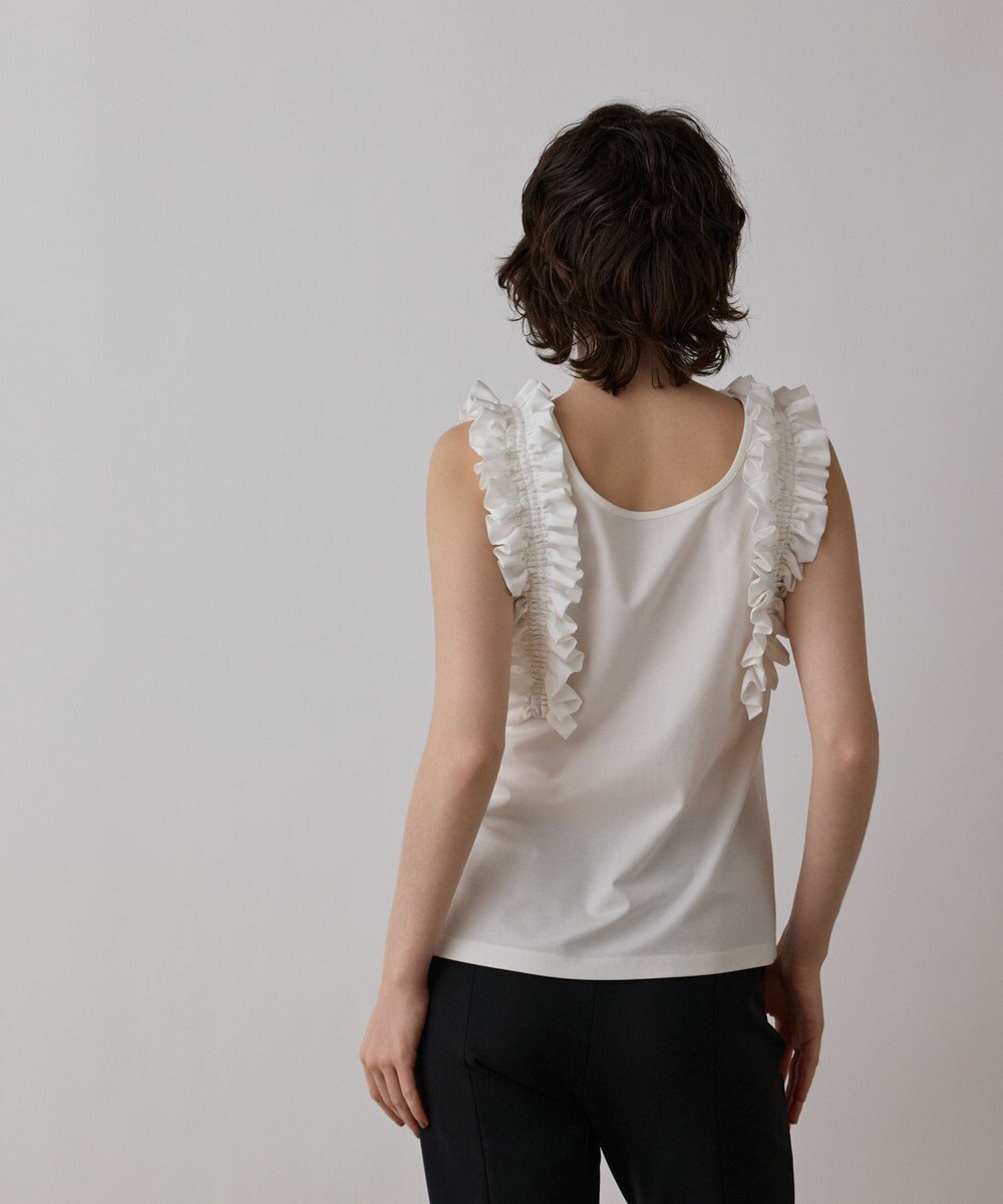 GRACE CONTINENTAL フリルカットトップ 