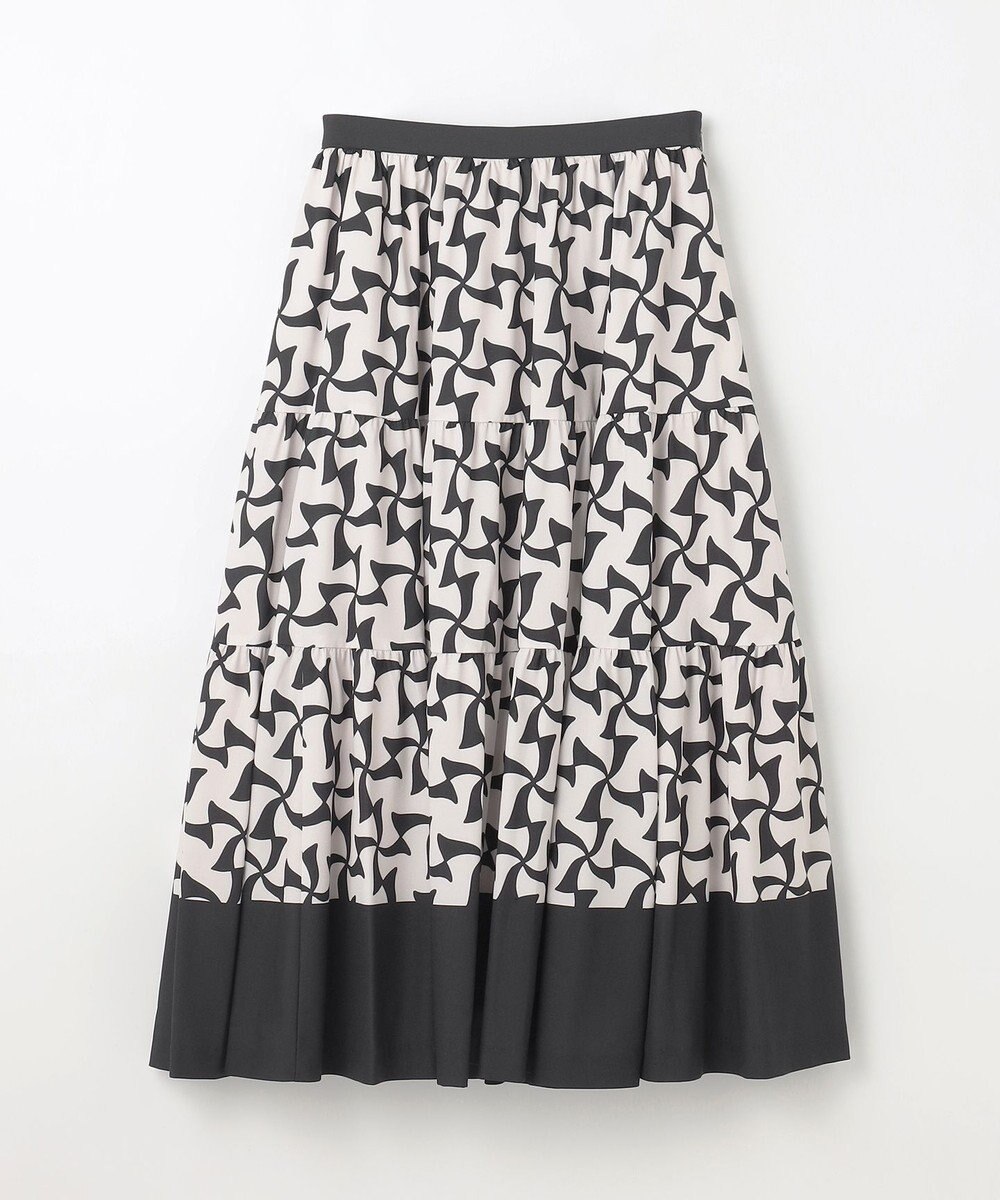 GRACE CONTINENTAL リボンプリントスカート 