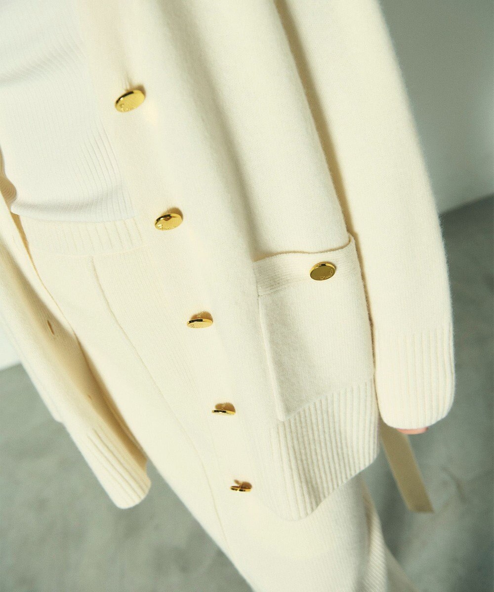 GRACE CONTINENTAL メリノウールニットカーディガン 