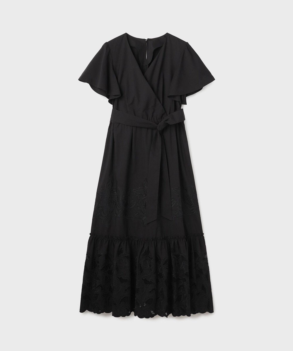 GRACE CONTINENTAL カットワーク刺繍ワンピース 