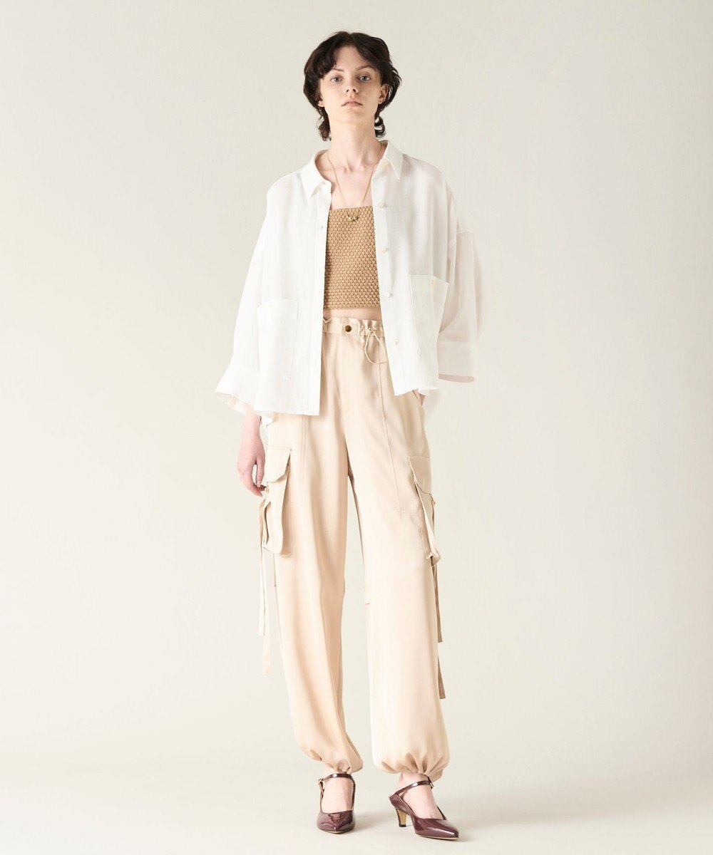 GRACE CONTINENTAL コクーンシルエットシャツ 