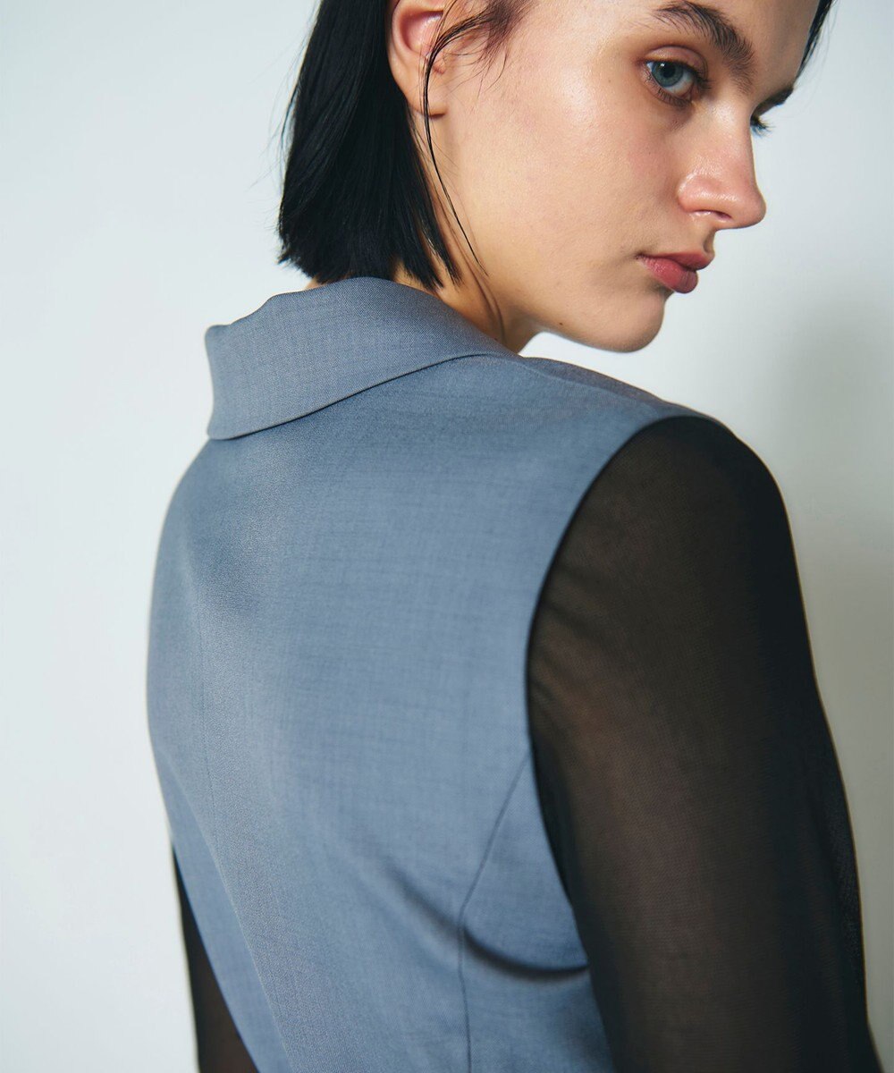 GRACE CONTINENTAL テーラーチュールワンピース 