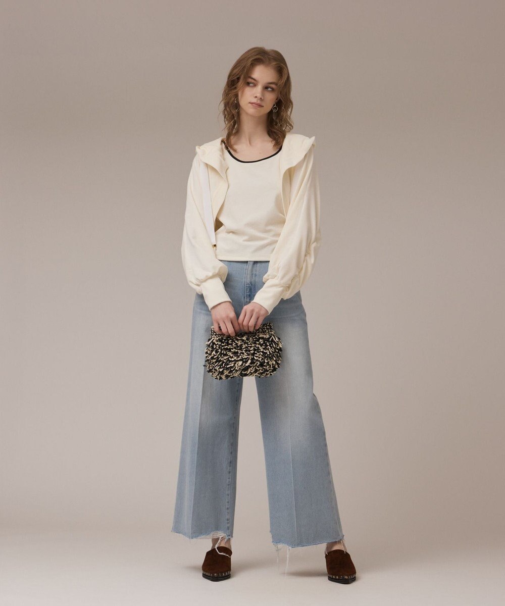 GRACE CONTINENTAL ルーズパーカーsetトップ 