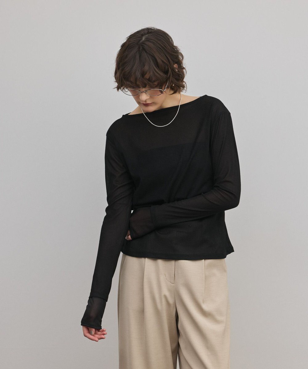 GRACE CONTINENTAL シアーレイヤードカットトップ 