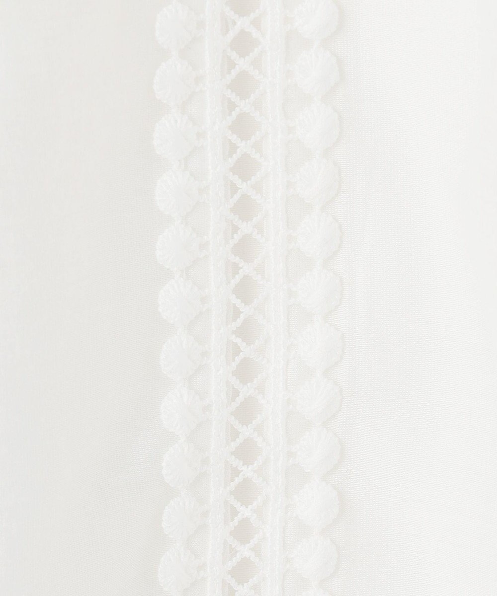 GRACE CONTINENTAL ヤシ柄カットワークトップ 