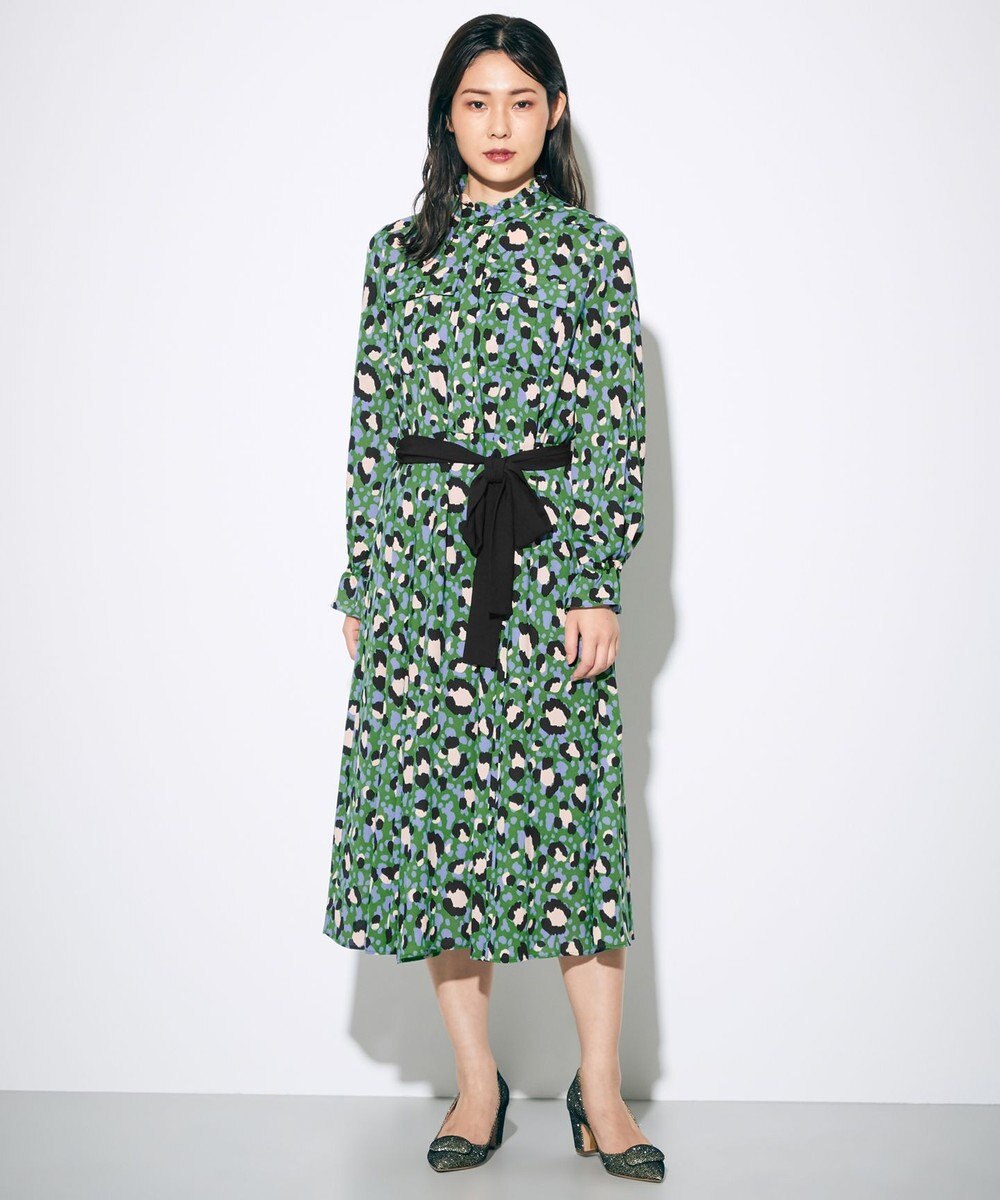レオパードプリントシャツワンピース Grace Continental Grace Continental グレースコンチネンタル 通販 レオパードプリントシャツワンピース Grace Continental Grace Continental グレースコンチネンタル 通販