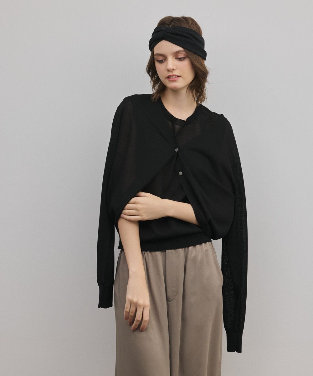 GRACE CONTINENTAL レイヤードニットトップ 