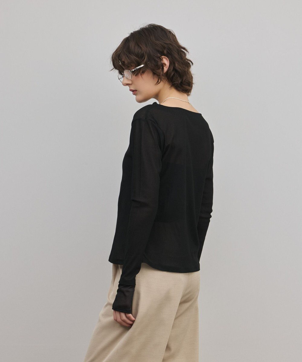 GRACE CONTINENTAL シアーレイヤードカットトップ 