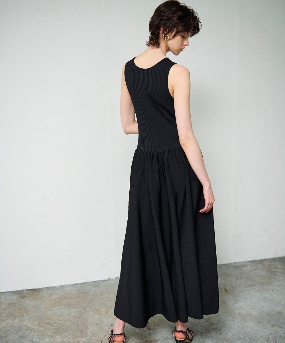 GRACE CONTINENTAL アメスリニットギャザーワンピース 