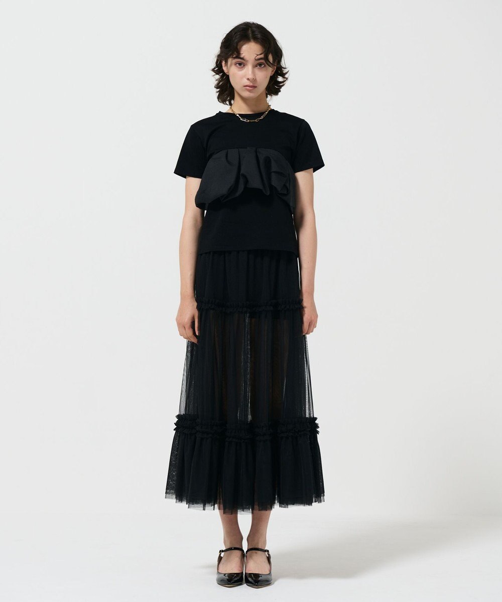 GRACE CONTINENTAL アシメフリルT