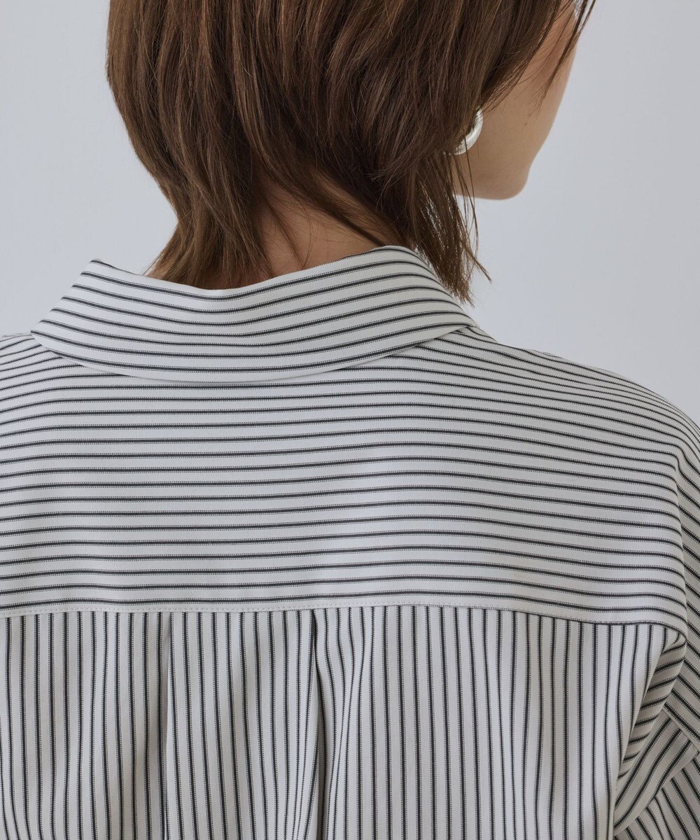 GRACE CONTINENTAL エンブレム刺繍シャツ 