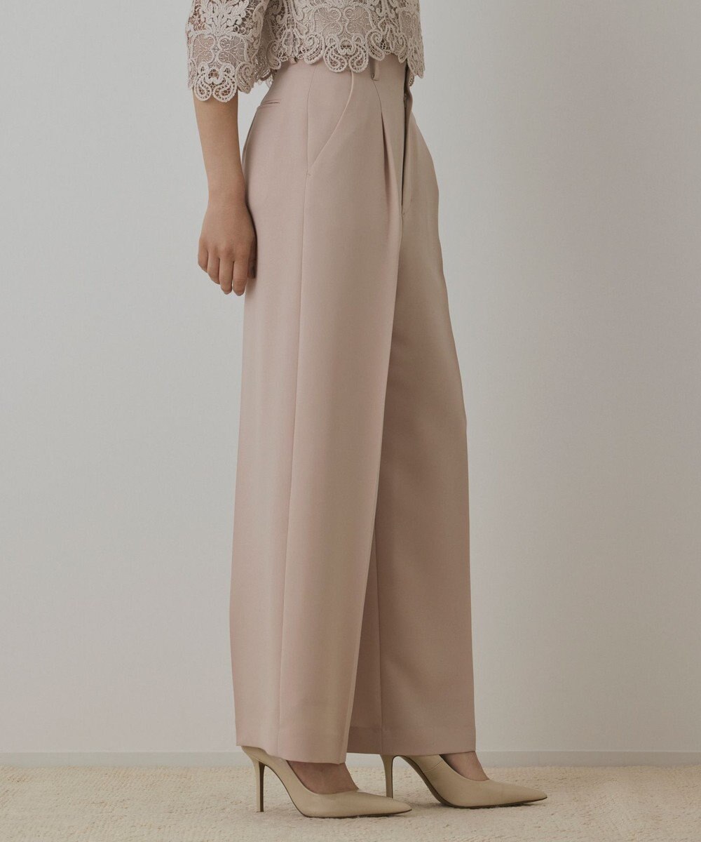 GRACE CONTINENTAL ハイウエストワイドパンツ 