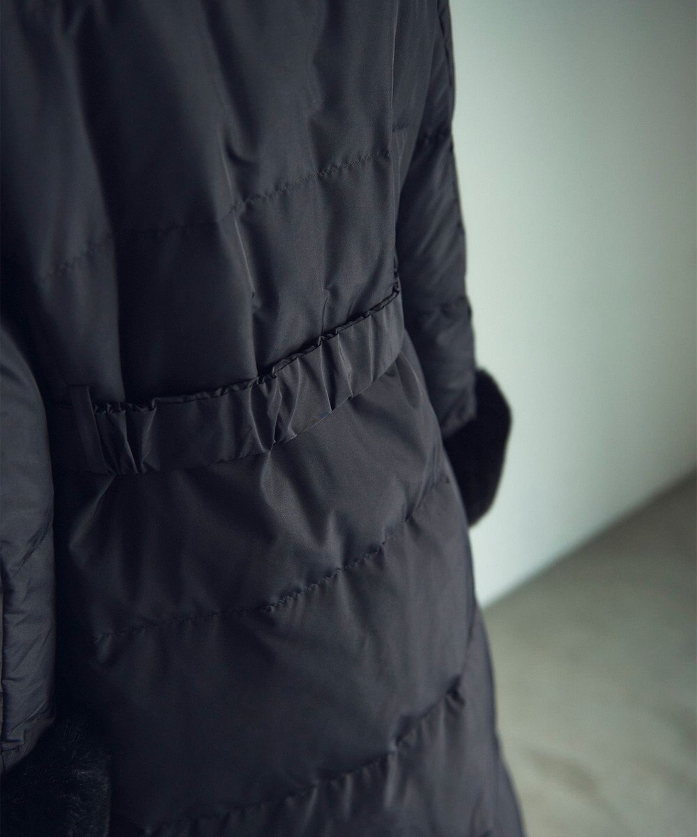 GRACE CONTINENTAL ファーパーツ付ロングダウン