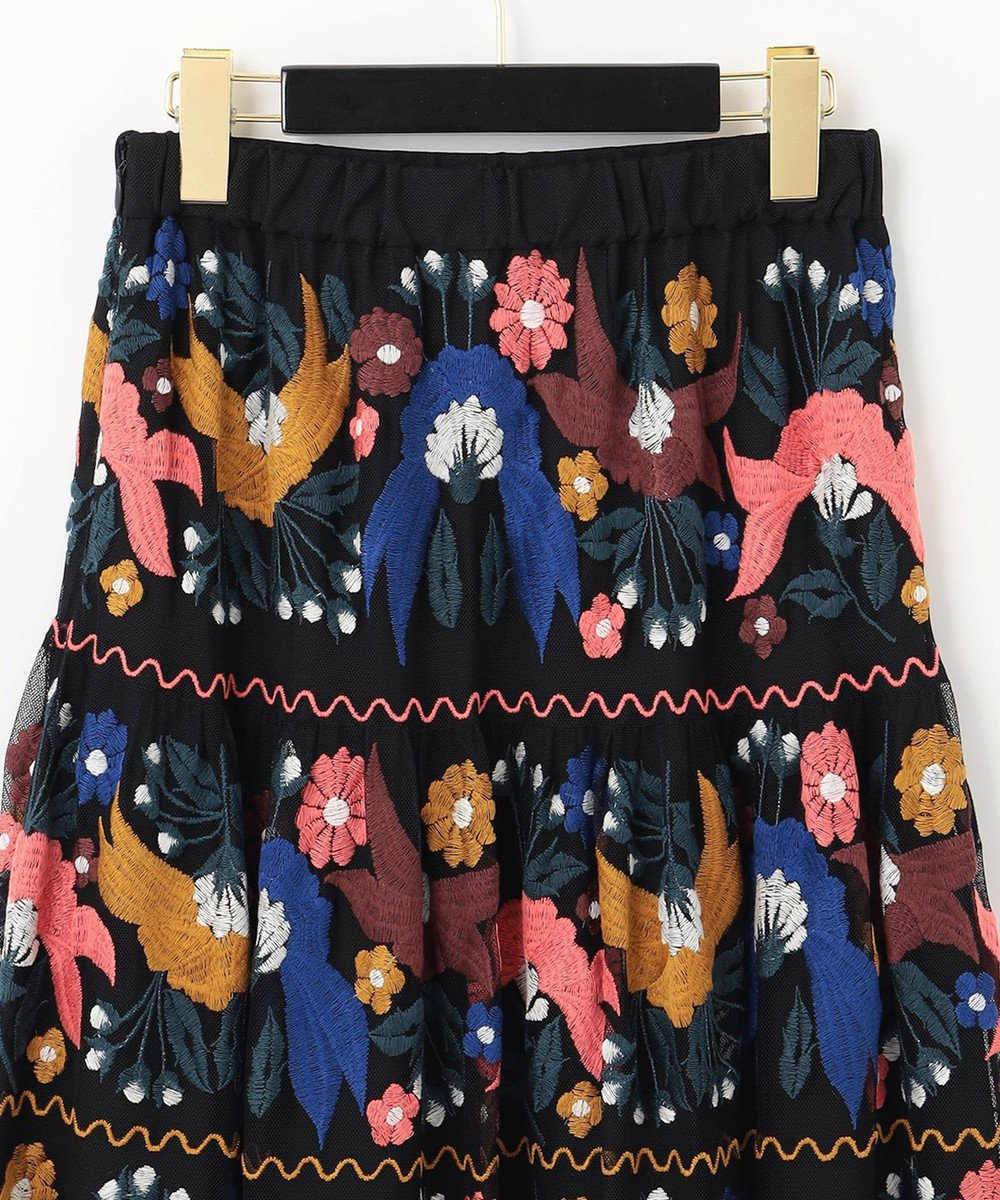 【未使用】グレースコンチネンタル ウール刺繍ジャンパースカート タグ付
