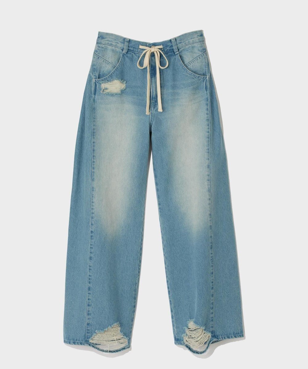 GRACE CONTINENTAL ドロストウエストデニムパンツ