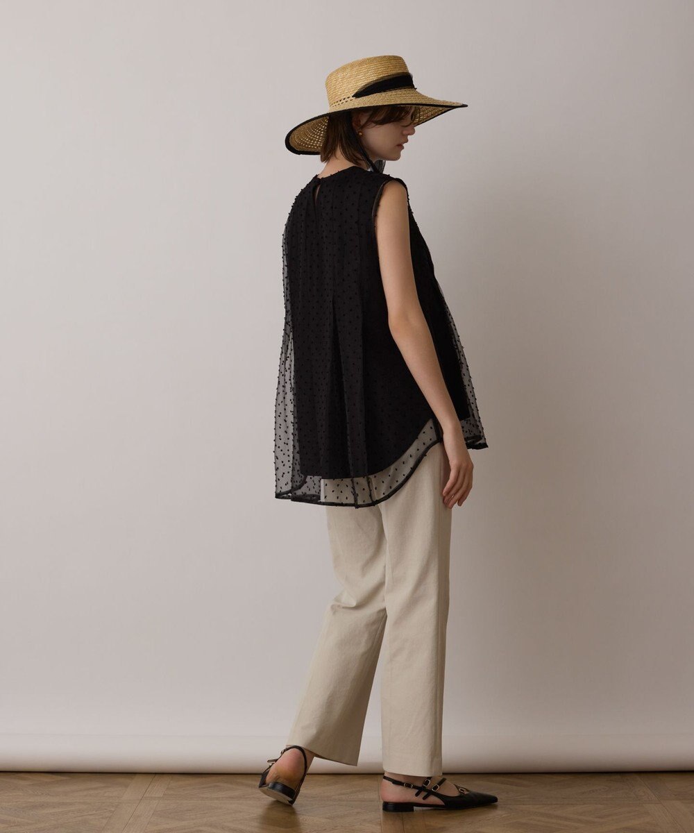 GRACE CONTINENTAL シアージャガードカットトップ