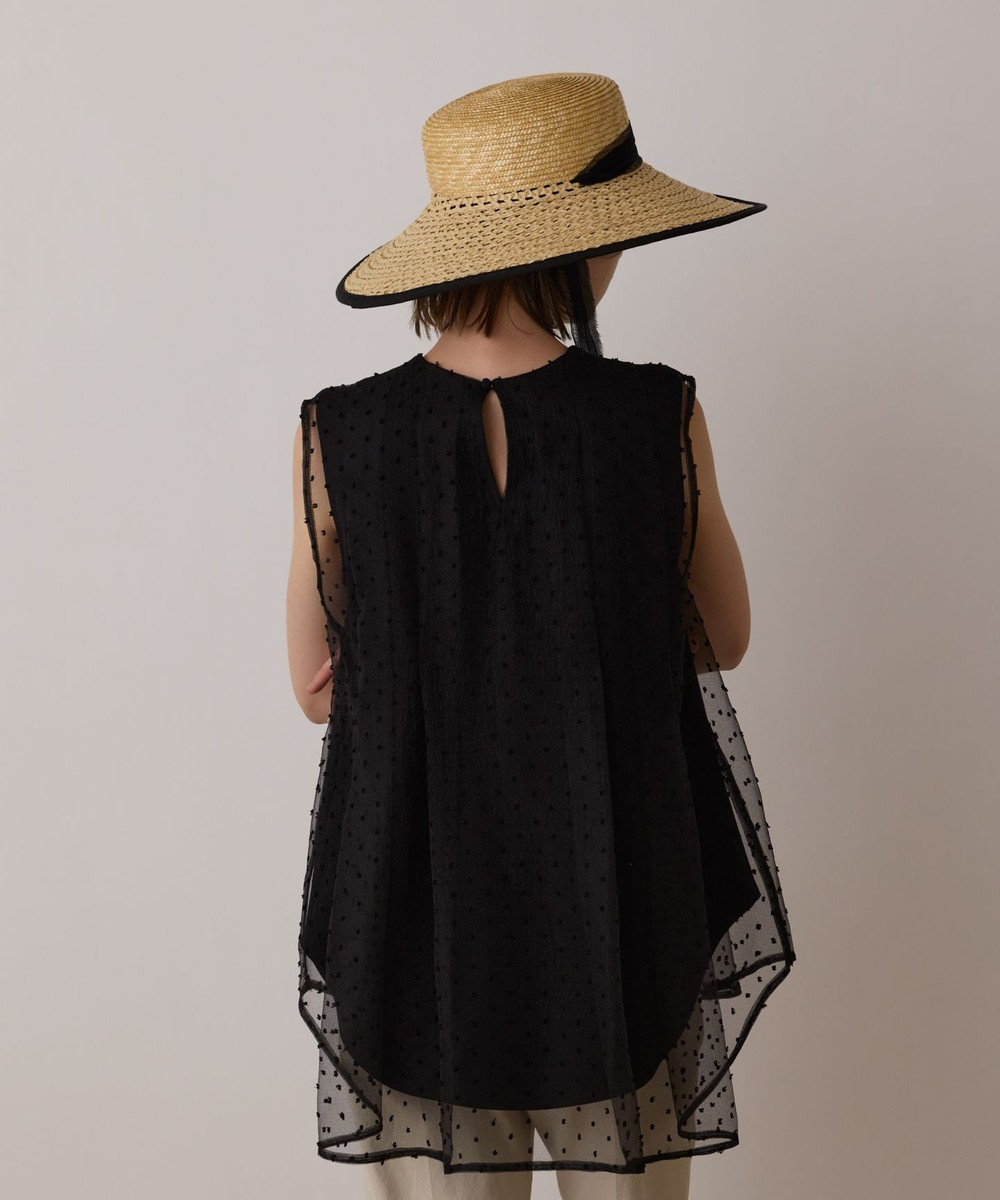 GRACE CONTINENTAL シアージャガードカットトップ