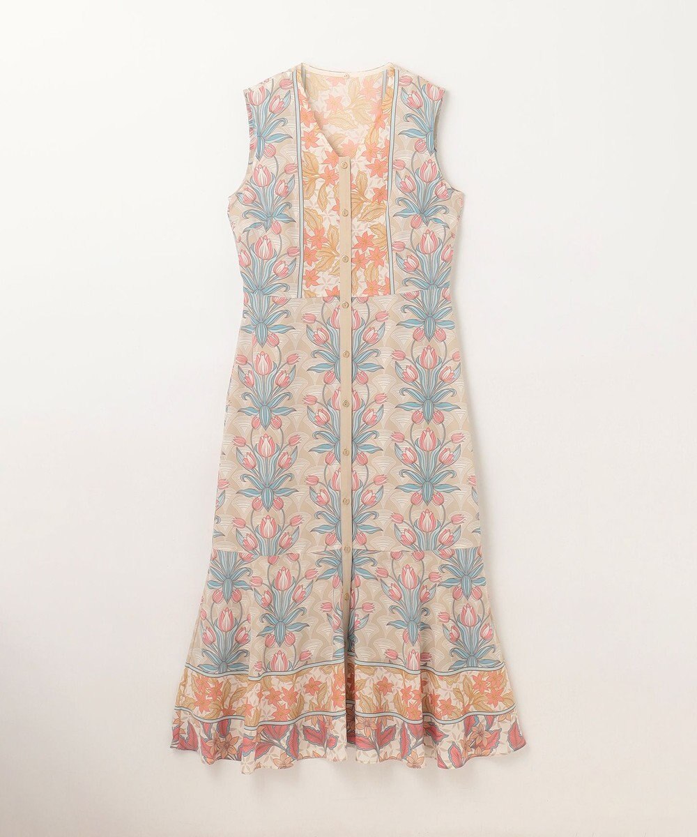 GRACE CONTINENTAL サラサストライププリントワンピース 