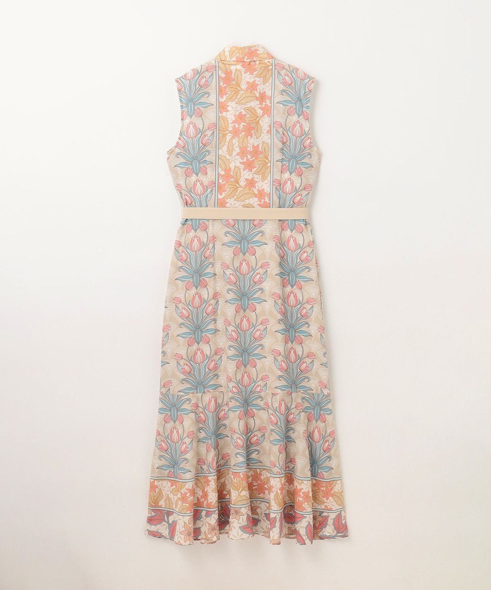 GRACE CONTINENTAL サラサストライププリントワンピース 