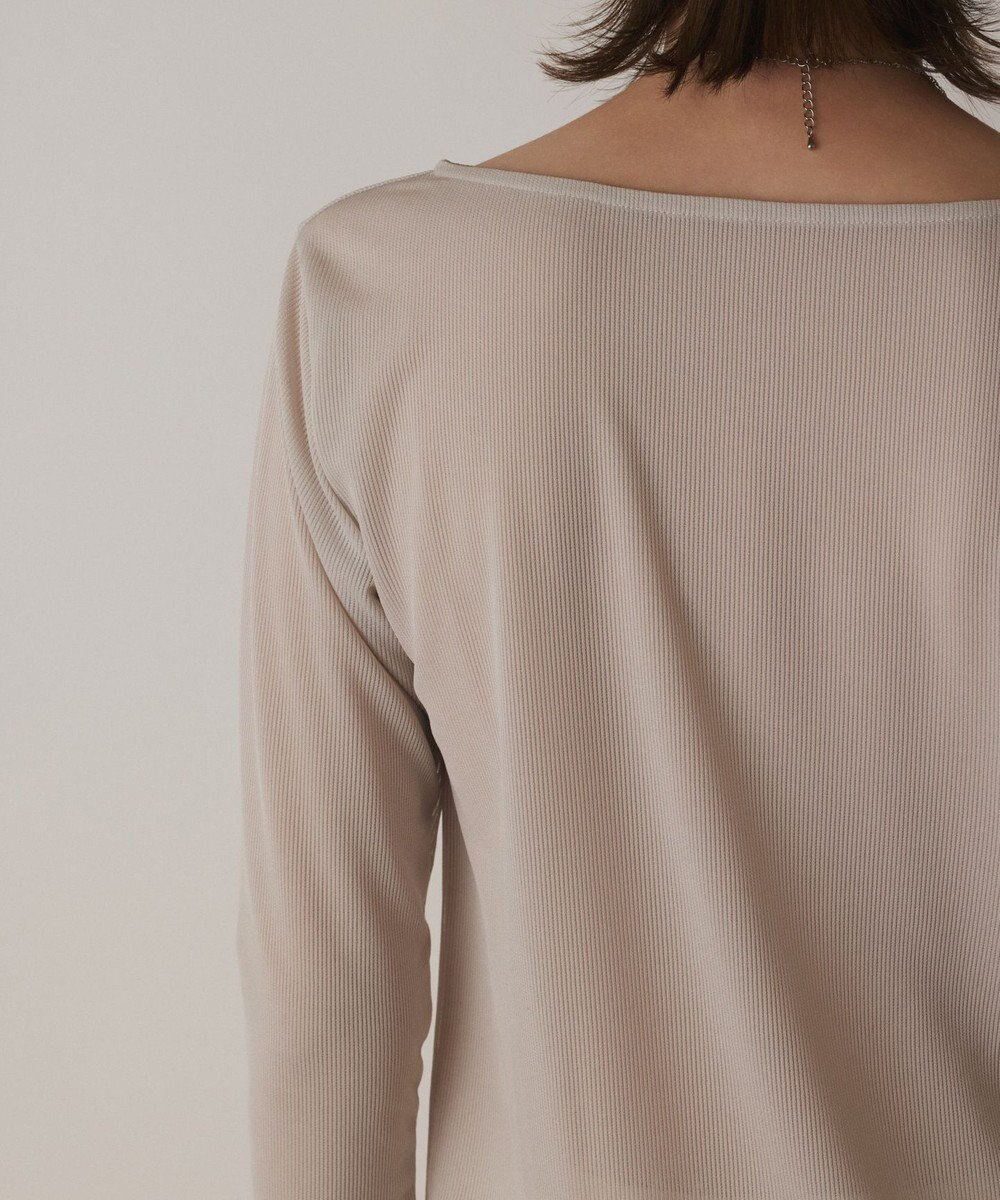 GRACE CONTINENTAL シアーアセテートカットトップ 