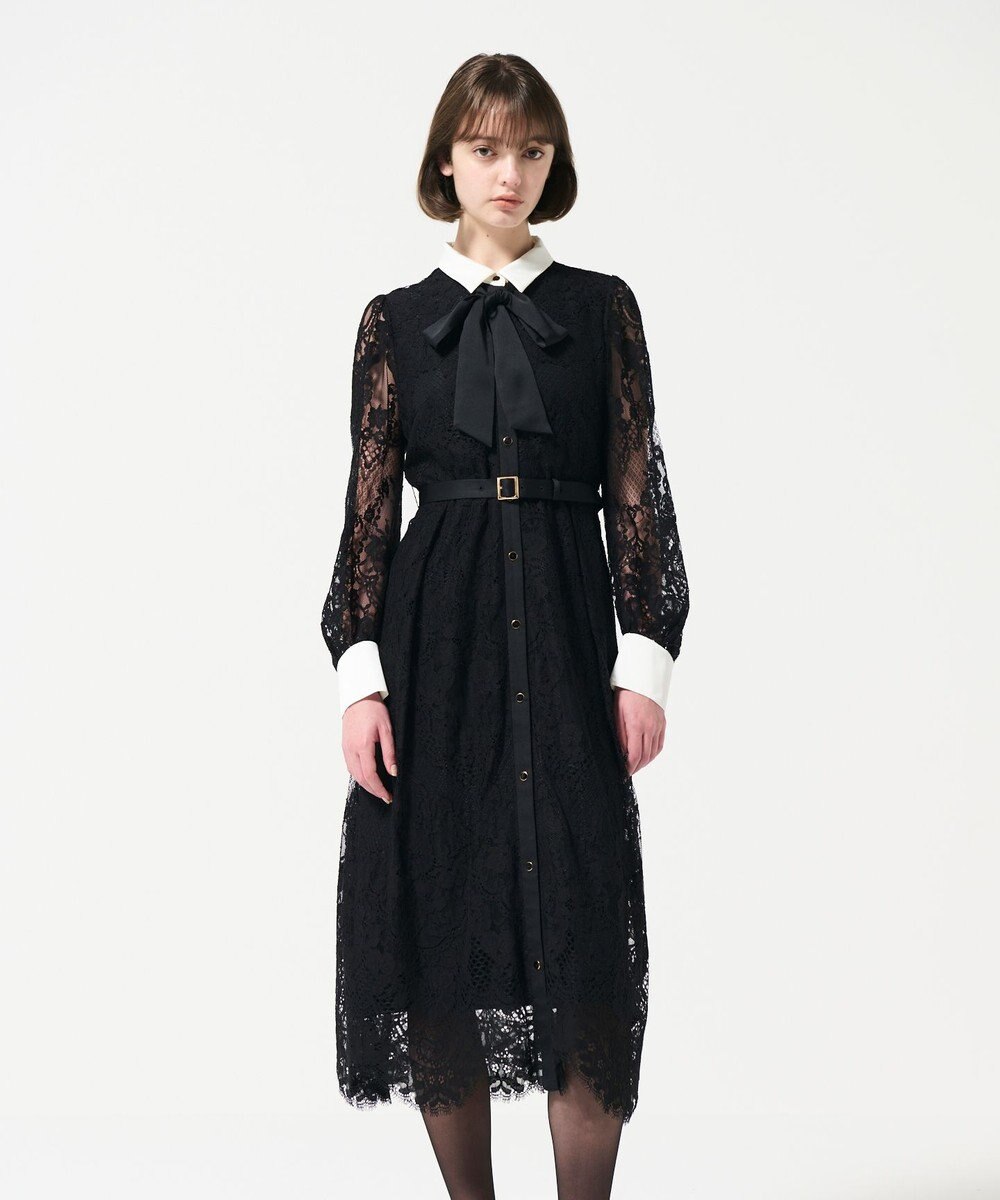 GRACE CONTINENTAL コードレースシャツドレス