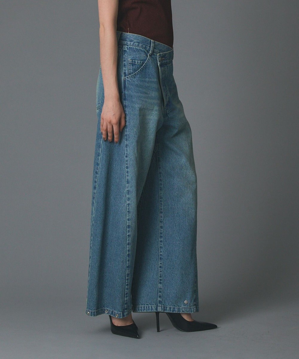 GRACE CONTINENTAL ラップ2wayデニムパンツ 