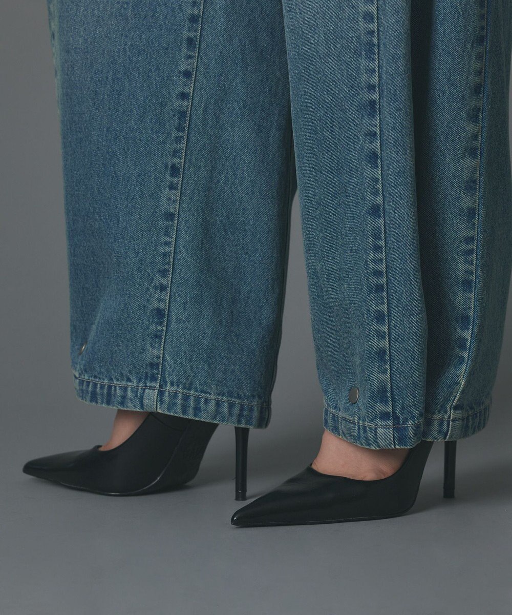 GRACE CONTINENTAL ラップ2wayデニムパンツ 