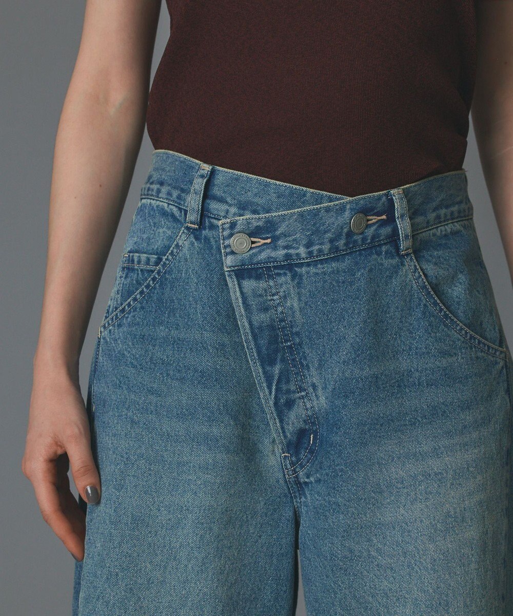 GRACE CONTINENTAL ラップ2wayデニムパンツ 