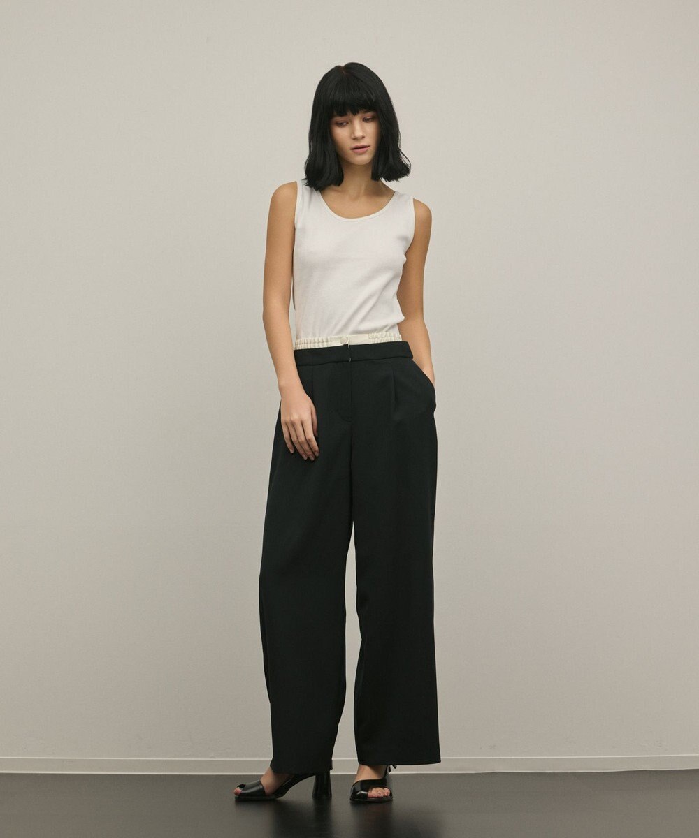 GRACE CONTINENTAL テレコノースリーブトップ 