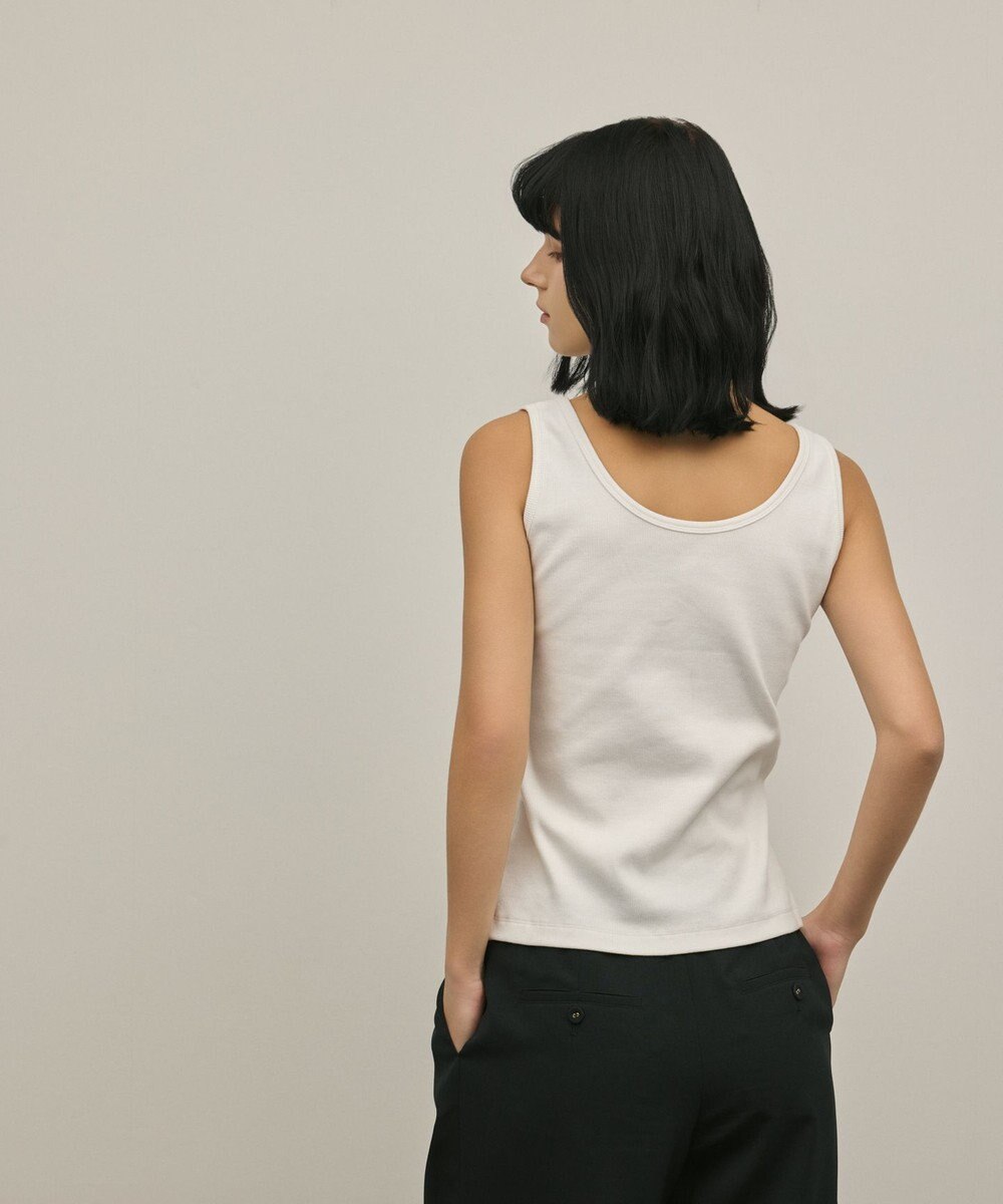 GRACE CONTINENTAL テレコノースリーブトップ 