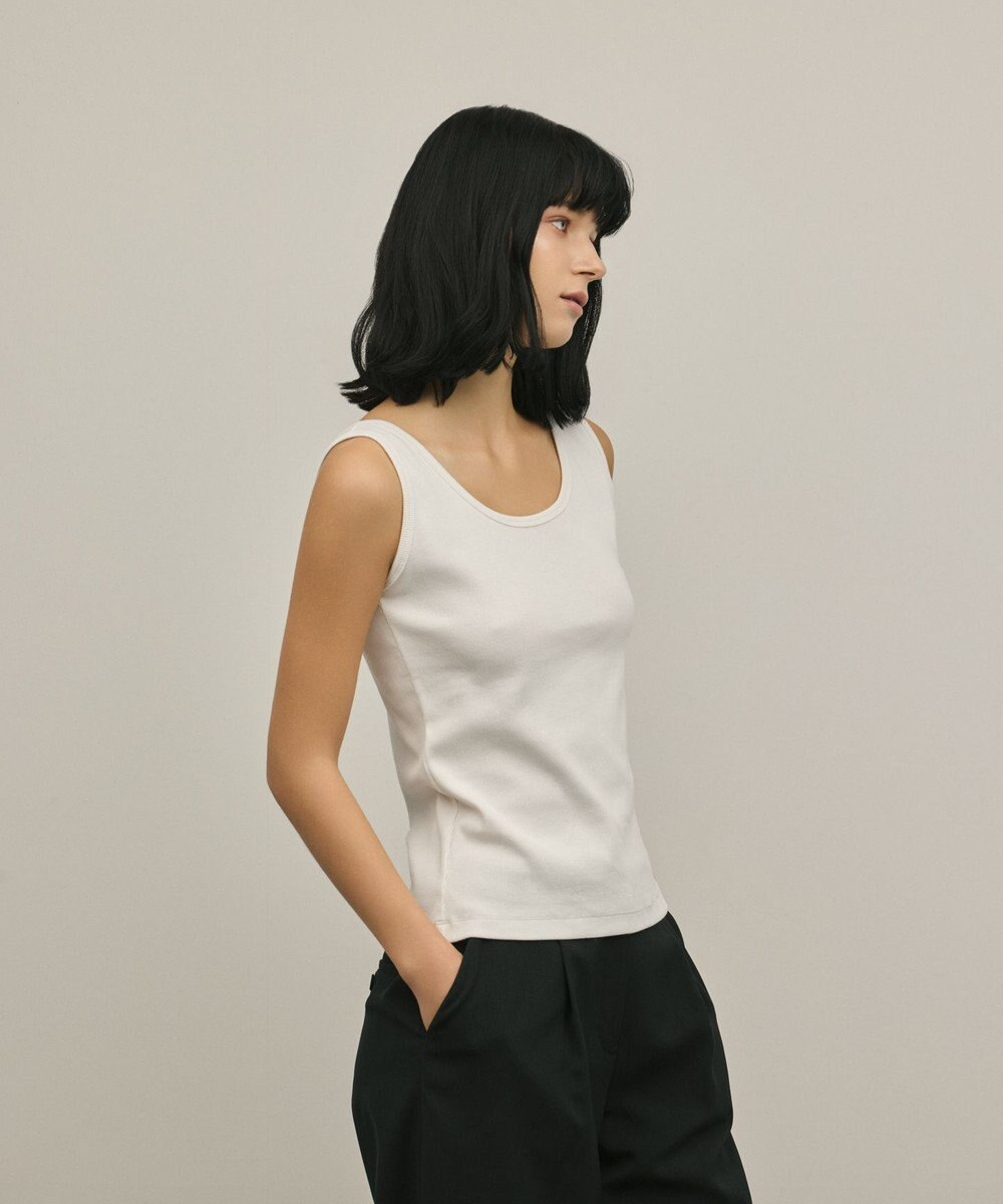 GRACE CONTINENTAL テレコノースリーブトップ 