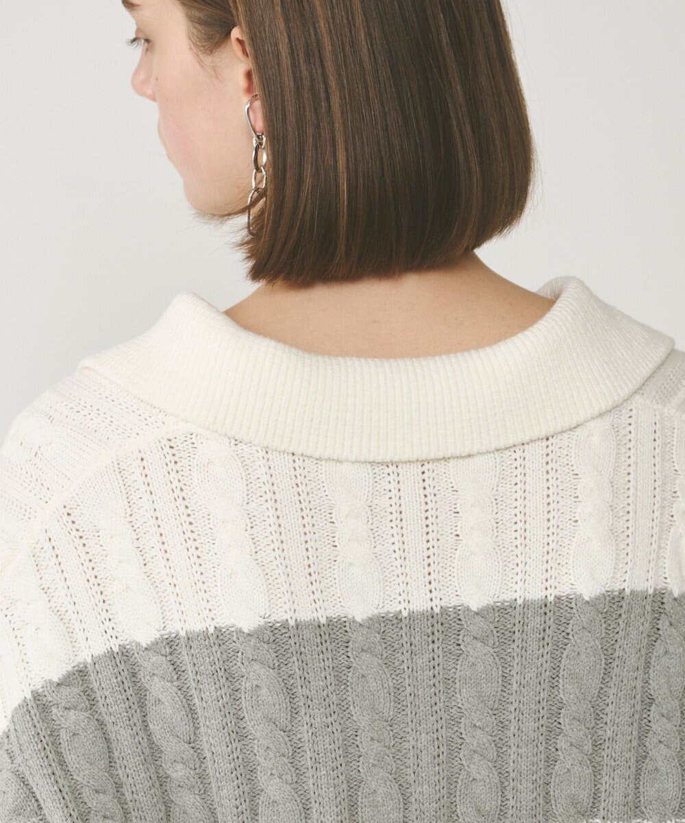 GRACE CONTINENTAL アランポロニットトップ