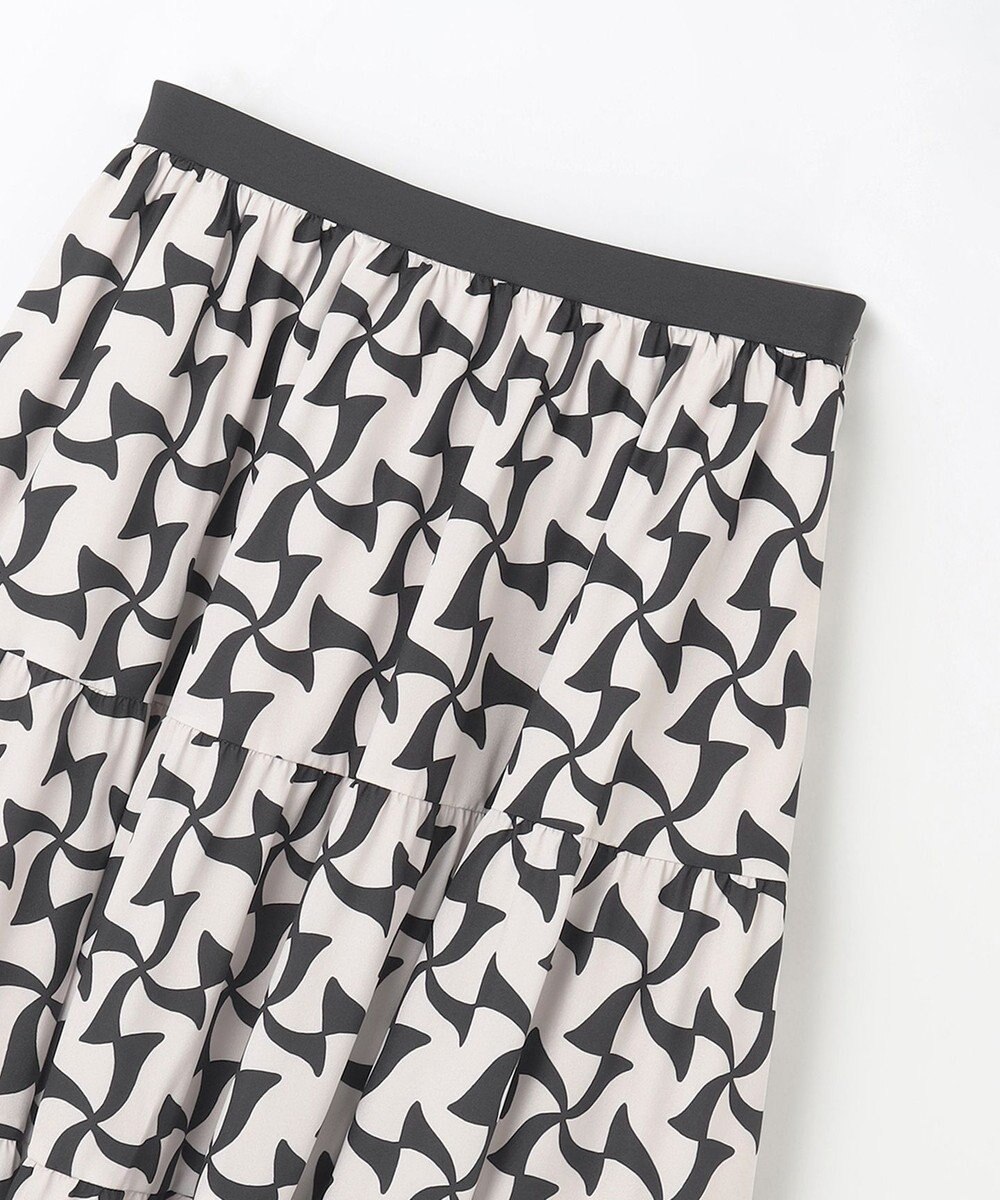 GRACE CONTINENTAL リボンプリントスカート 