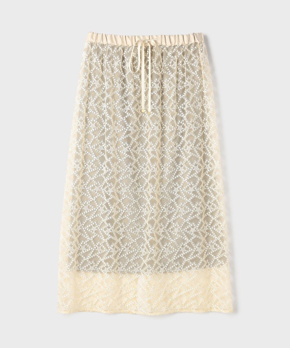 GRACE CONTINENTAL スターembチュールスカート 