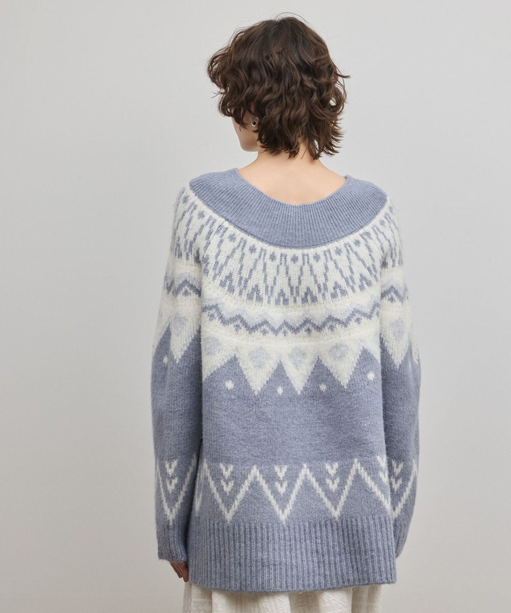 GRACE CONTINENTAL フェアアイルニットトップ 