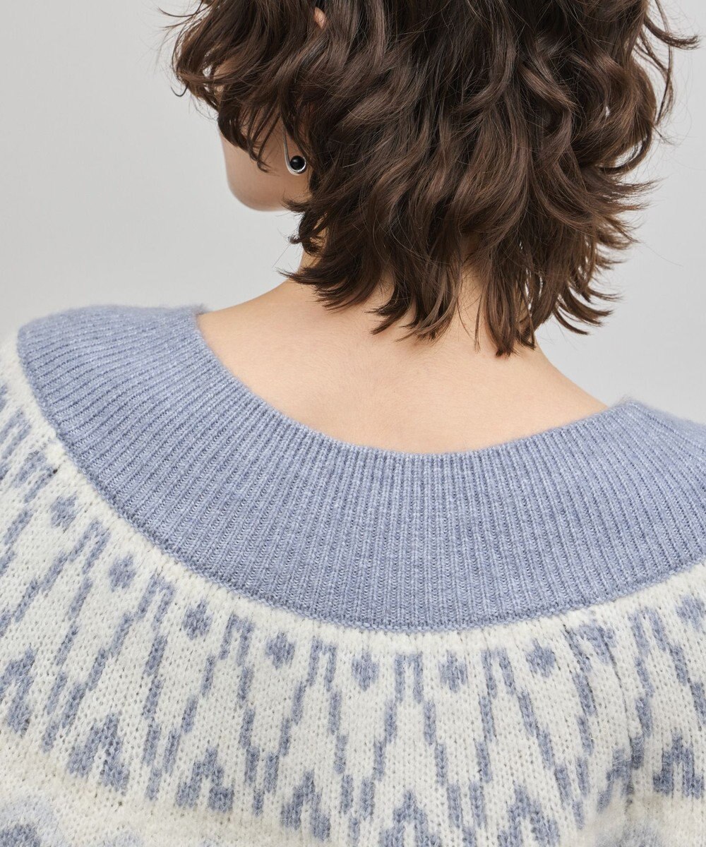 GRACE CONTINENTAL フェアアイルニットトップ 