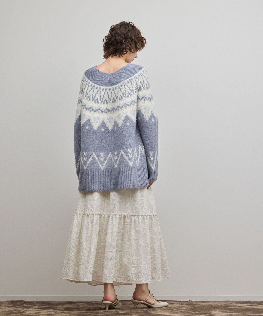 GRACE CONTINENTAL フェアアイルニットトップ 