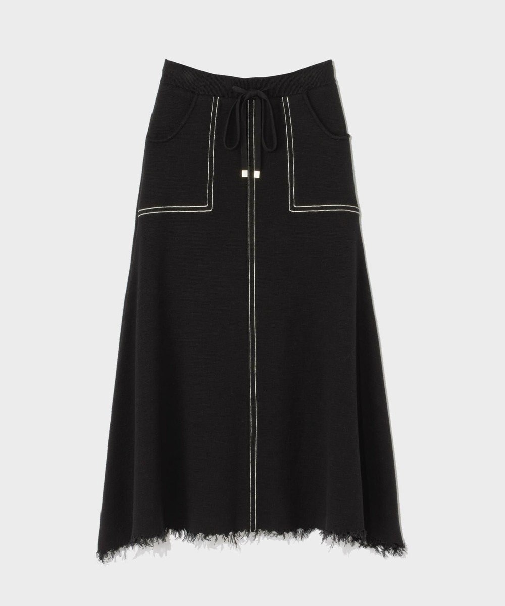 GRACE CONTINENTAL ミラノリブロングスカート 