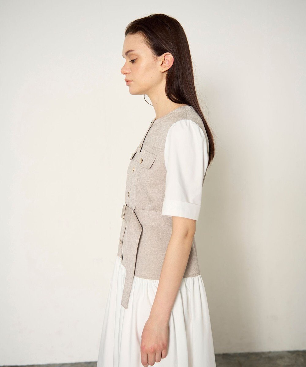 GRACE CONTINENTAL レイヤードコンビワンピース 