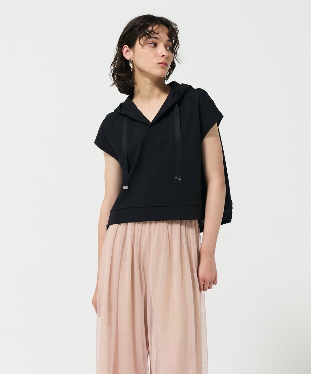 GRACE CONTINENTAL クロップトジャージトップ